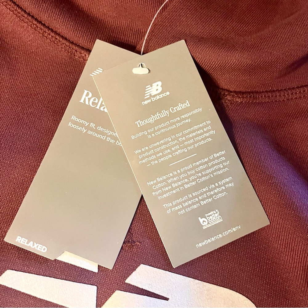 New Balance Men's Purple Hoodie NWT - Picture 5 of 9